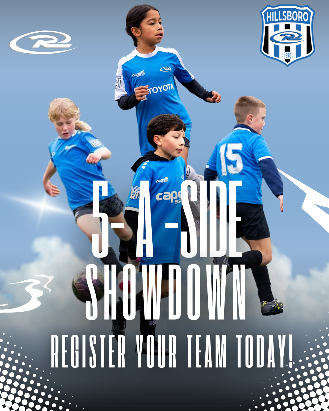 5 a side Tournament Graphic Sandwich Board 5 a side Tournament Graphic Sandwich Board